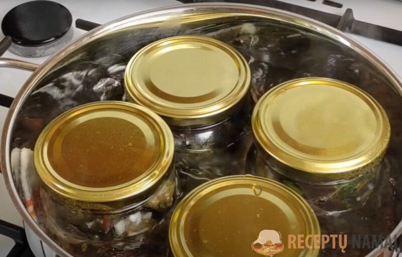 Баклажаны на зиму, как грибы. Готовлю по 20 банок с чесноком и укропом