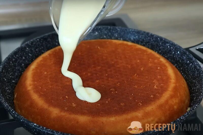 Лимонный пирог, как торт: рецепт на сковороде. Все продукты у вас уже есть дома