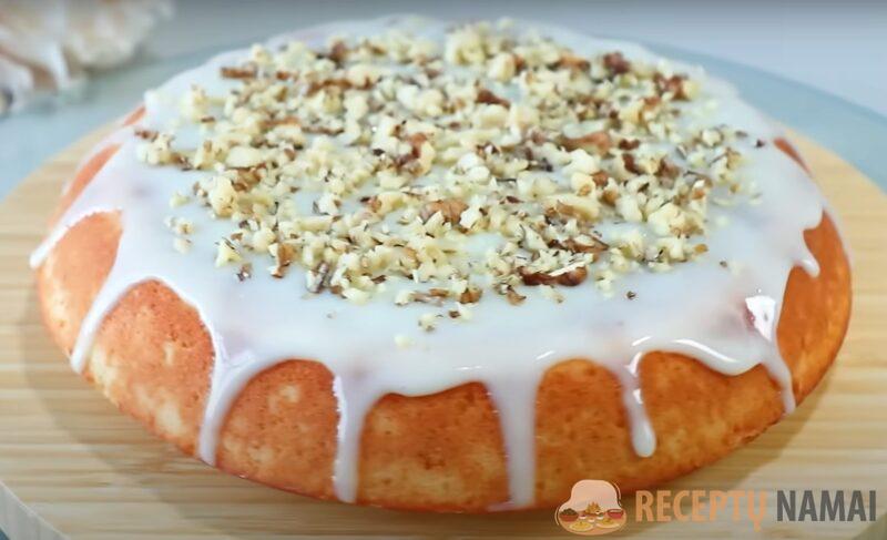 Лимонный пирог, как торт: рецепт на сковороде. Все продукты у вас уже есть дома