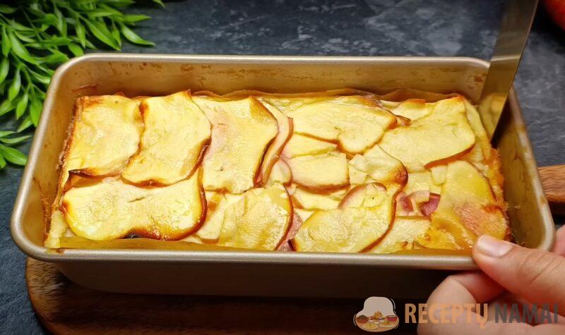 Много яблока и мало теста. Приготовьте на праздник необычный яблочный мильфей