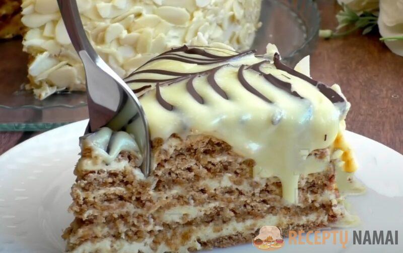 Торт "Эстерхази" — знаменитый десерт венгерской кухни. Просто и очень вкусно