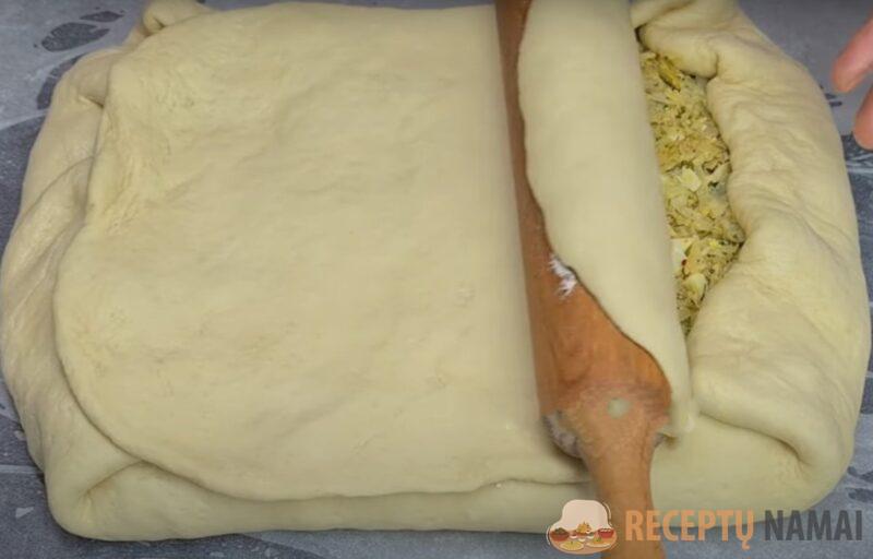 Экспресс пирог с капустой. Тесто просто "Сказка" - палочка выручалочка для любой несладкой выпечки