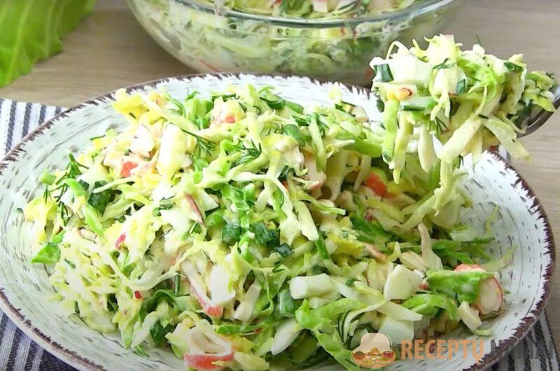 Буду готовить все майские праздники. Салат с молодой капустой "Весенний Сюрпириз"