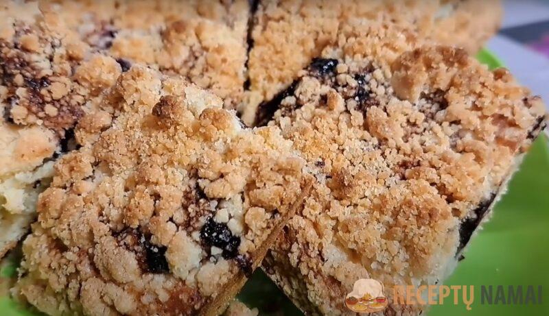 Рецепт быстрого пирога с вареньем к чаю. Готовим пока чайник не закипел