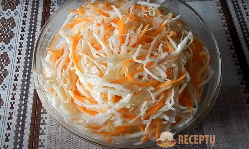 Хрустит не по-детски. Маринованная капуста быстрого приготовления