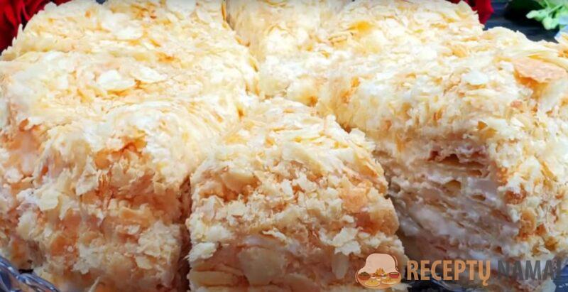 Классический "Наполеон" с кремом "Пломбир". Мамин домашний рецепт