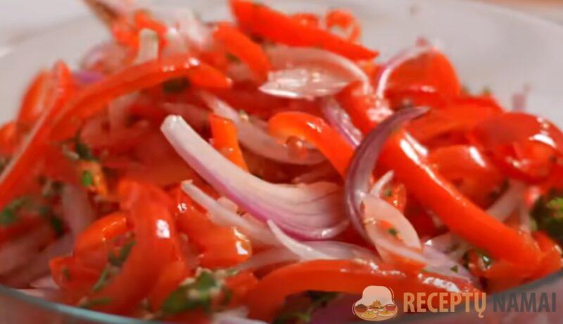 Перец по-корейски. Улётная закуска из болгарского перца