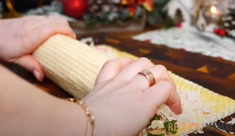 Обожаю этот крабовый рулет. Вкусная Новогодняя закуска за 5 минут