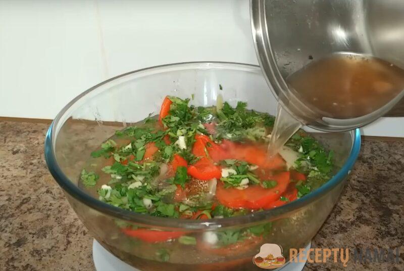 Маринованные баклажаны с перцем. Обалденная закуска: оторваться невозможно