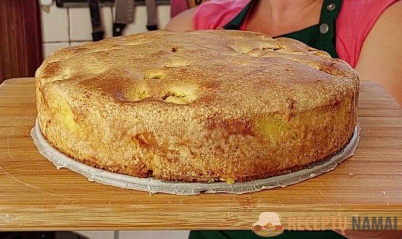 Рецепт наших мам и бабушек. Вкусный яблочный пирог без соды и разрыхлителя