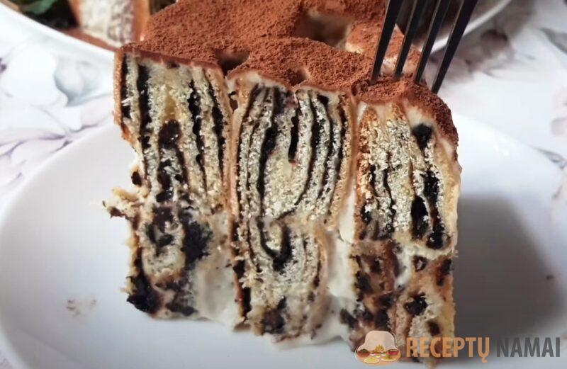 Необычный торт с черносливом и сметанным кремом. Удачный рецепт: просто и вкусно