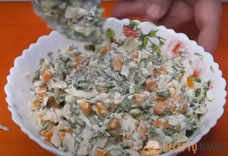 Необычный "Морской" салат. Крабовый салат есть, теперь будет и такой