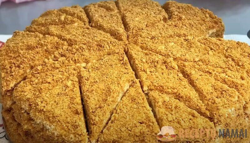 Невероятно вкусный ореховый торт. Простой домашний рецепт из доступных продуктов!