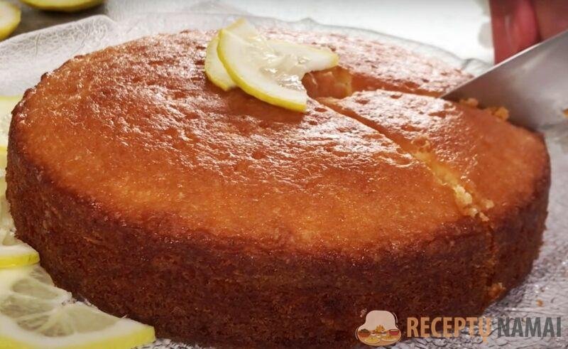 Не осталось ни кусочка - сочный лимонный торт, который хочется всем. Рецепт на каждый день