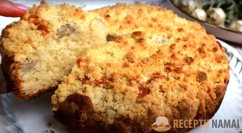 Покоряет вкусом и простотой приготовления. Пирог, вместо тортика за 30 минут