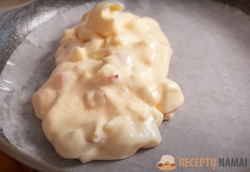 Яблочный пирог на сковороде. Ароматная Шарлотка без духовки