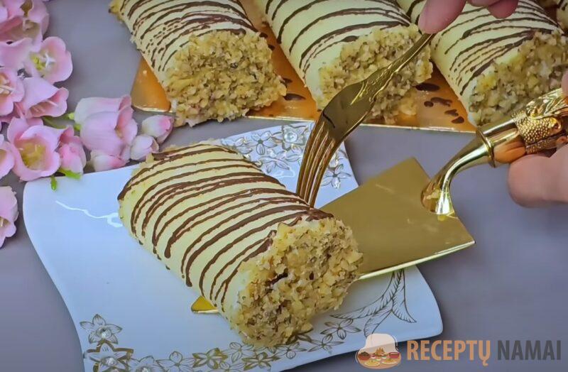 Простой и вкусный десерт на праздник. Бархатный бисквит по рецепту моей свекрови