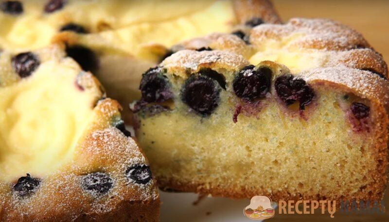 Простой торт всего за несколько минут. Яркий, сочный и ароматный: вкусно, по-домашнему