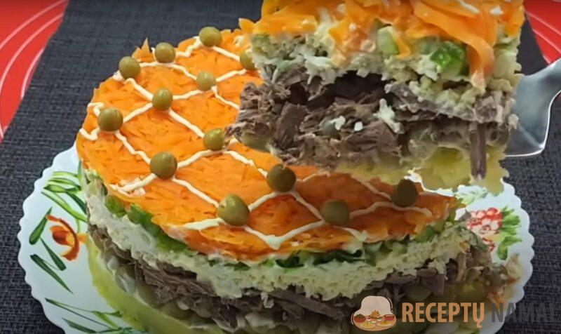 Украсит даже королевское застолье. Салат “Царевич” на праздничный стол