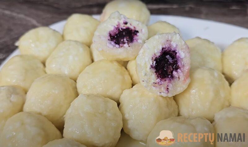 Из 1 пачки творога готовлю идеальный завтрак. Быстрые гомбовцы с начинкой