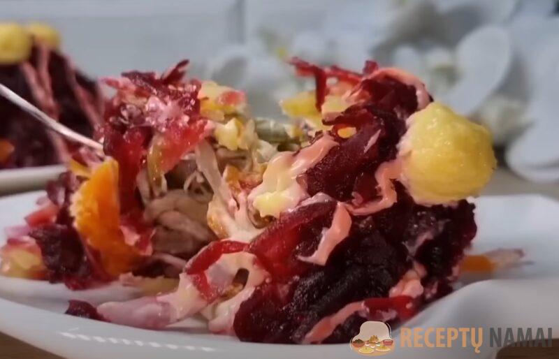 Салат "Ромео и Джульетта". Вы влюбитесь в него с первого взгляда: вкусно и красиво