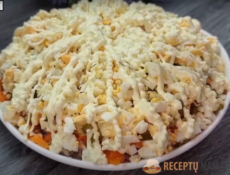 Салат "Ивушка" - рецепт с советских времён. Простой, но такой вкусный