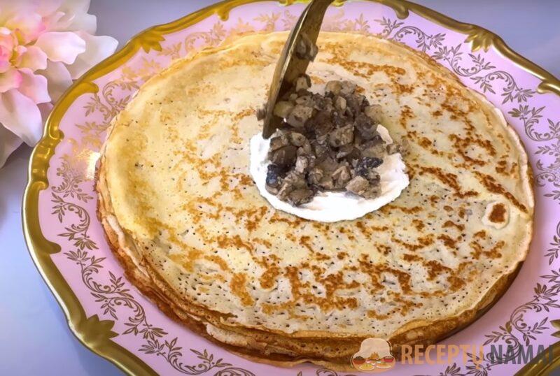 Блины "Шестьсот" с вкусной и сытной начинкой. Готовлю только к большим праздникам