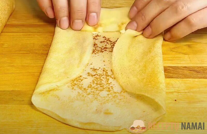 Вкусные и мягкие блинчики (налистники) с творогом. Начинка нежная и воздушная