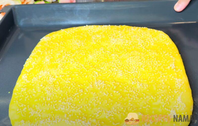 Сырный слоёный пирог: тесто 3 стакана, замес 3 минуты. Бесподобная выпечка с начинкой