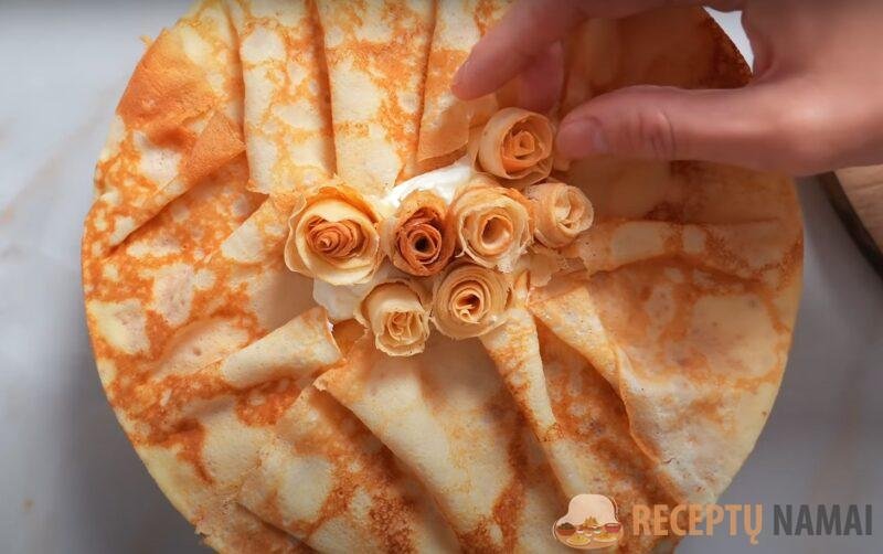 Блинный торт Блинный торт на масленицу