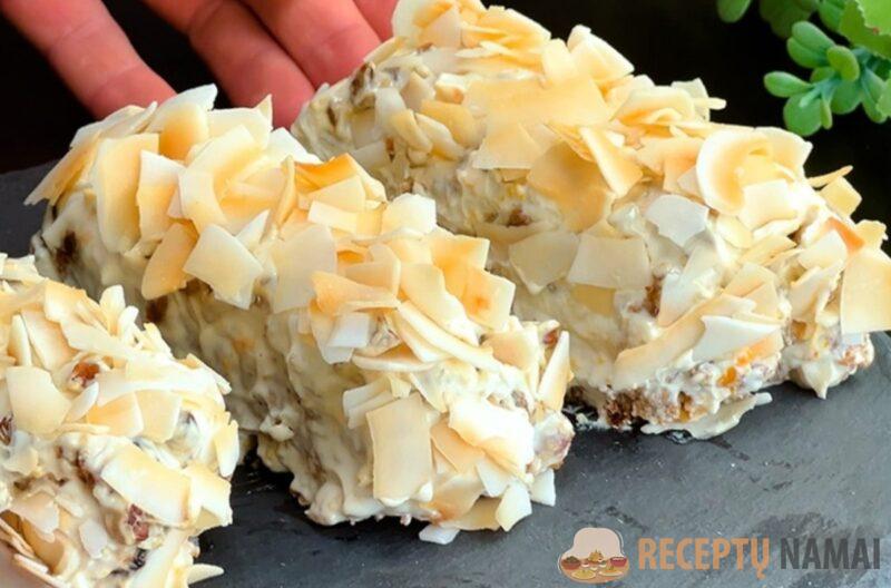 Просто смешайте овсяные хлопья с яблоком и бананом. Самый вкусный полезный домашний десерт