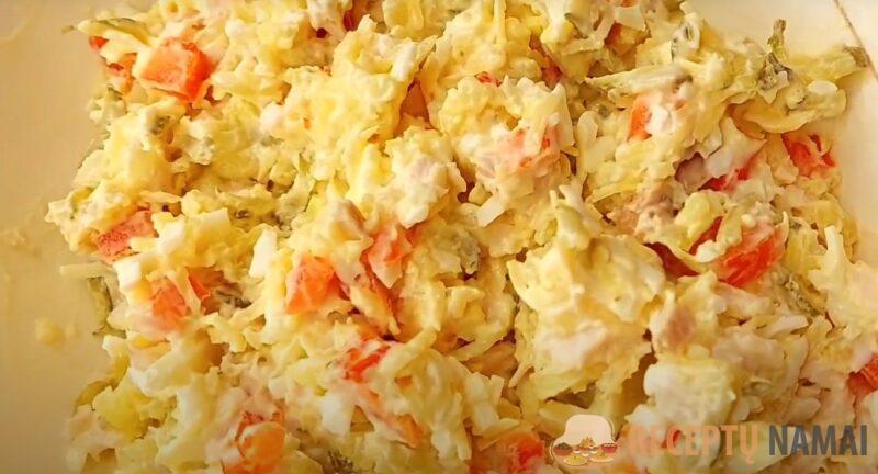 Реальный конкурент «Оливье». Салат «Нежный» - рецепт захочется каждому