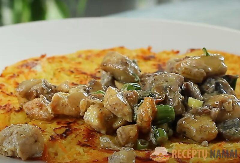 Хрустящие драники с сочной начинкой. Муж просит готовить их каждый день