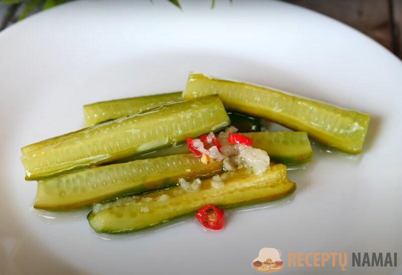 Хрустящие малосольные огурцы за 1 сутки. Со стола исчезают моментально