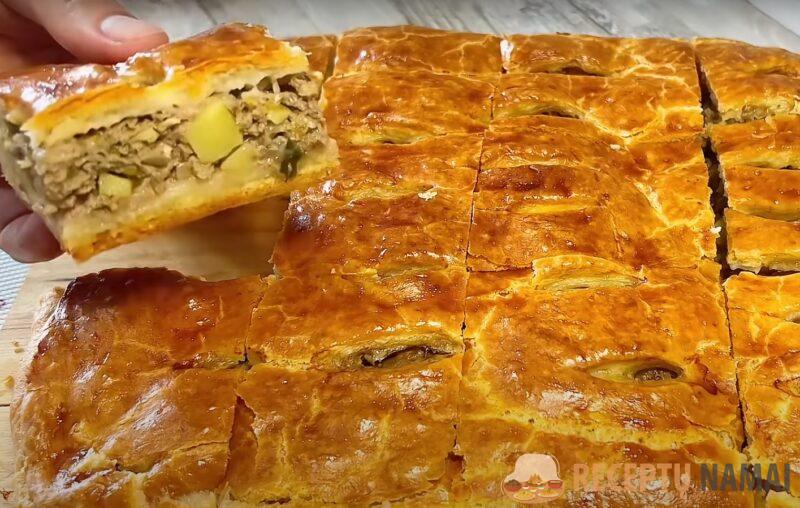 Все смешал и в духовку. Ароматный и сытный пирог с фаршем: идеальное блюдо для ужина или обеда