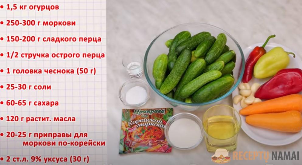 Огурцы по-корейски на зиму и не только! Аппетитный салат из огурцов по-корейски