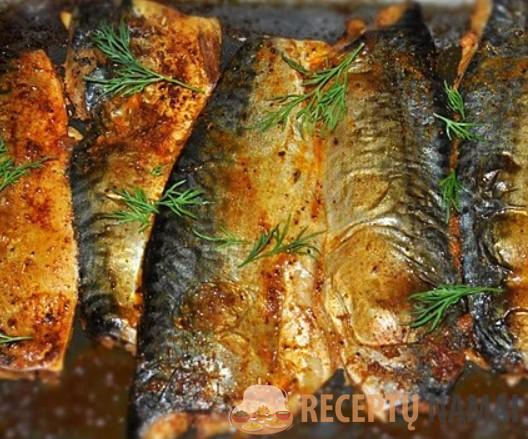 Рецепт самой вкусной запеченной скумбрии в мире!