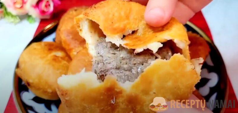 Намного вкуснее, чем обычные беляши и чебуреки. Сочные пирожки дома на сковороде