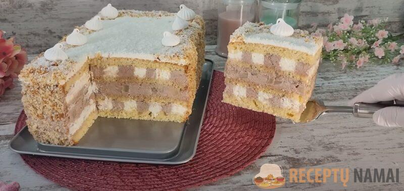 Быстрый и знаменитый. Торт Пина Колада: без желатина