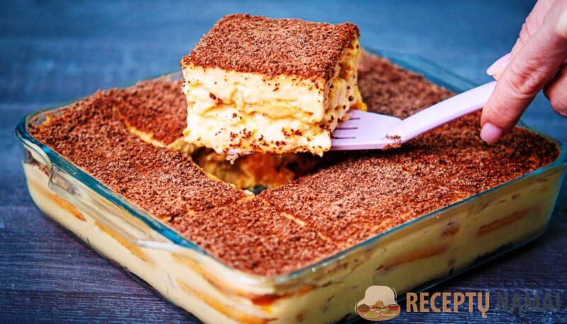 Когда все надоело, готовлю этот десерт. Быстрый торт "Мандариновый рай"