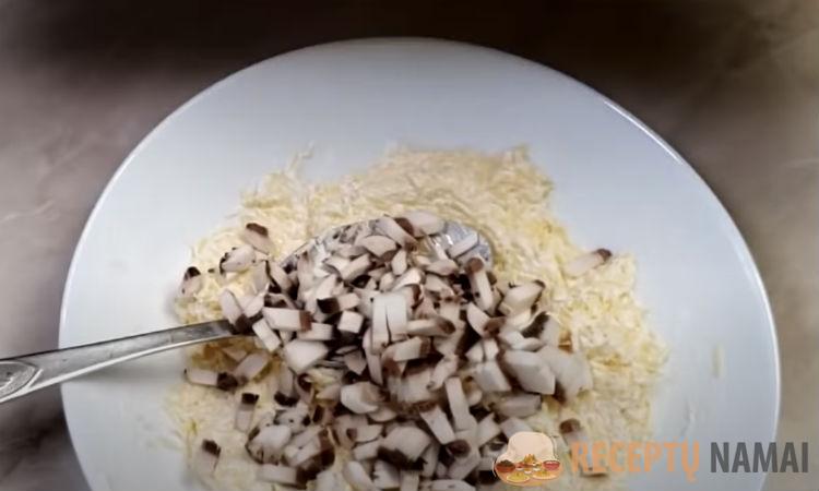 Сырная начинка для куриного рулета