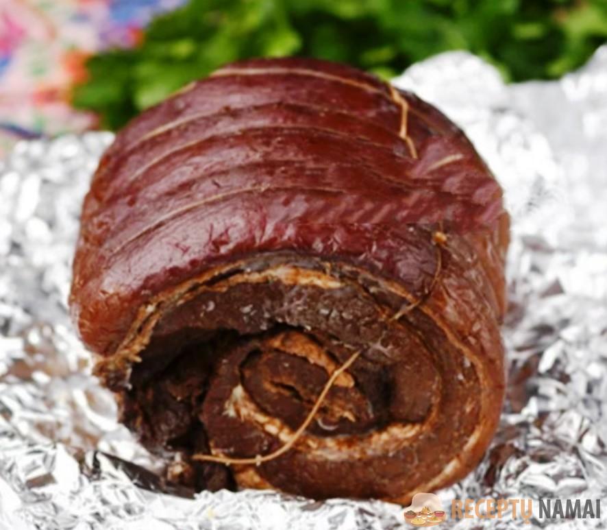 Мясной деликатес из 2-х ингредиентов. Вкусный рулет для гостей: рецепт простой закуски