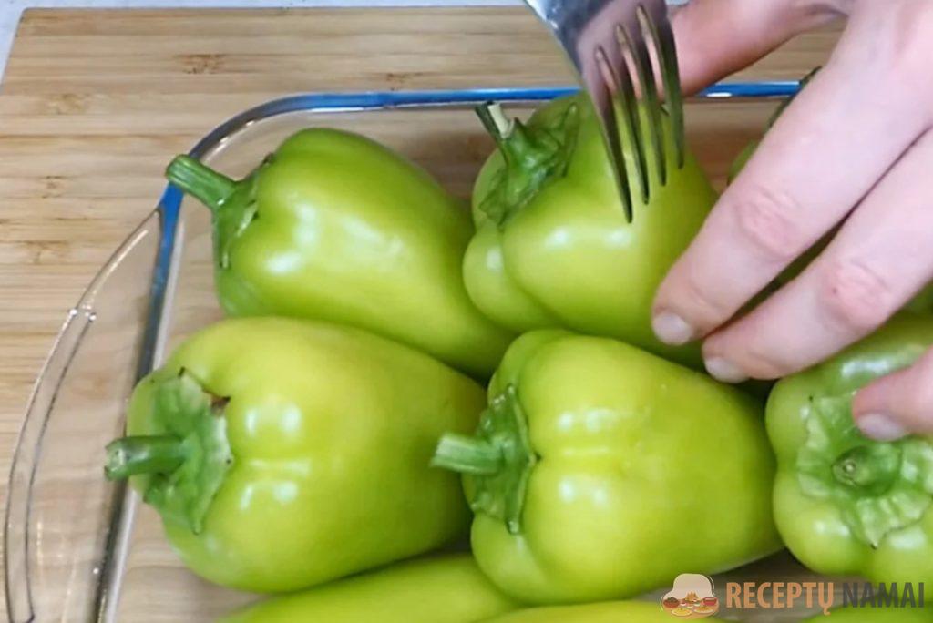 Простая закуска из болгарского перца.  Ничего лишнего, но как вкусно!