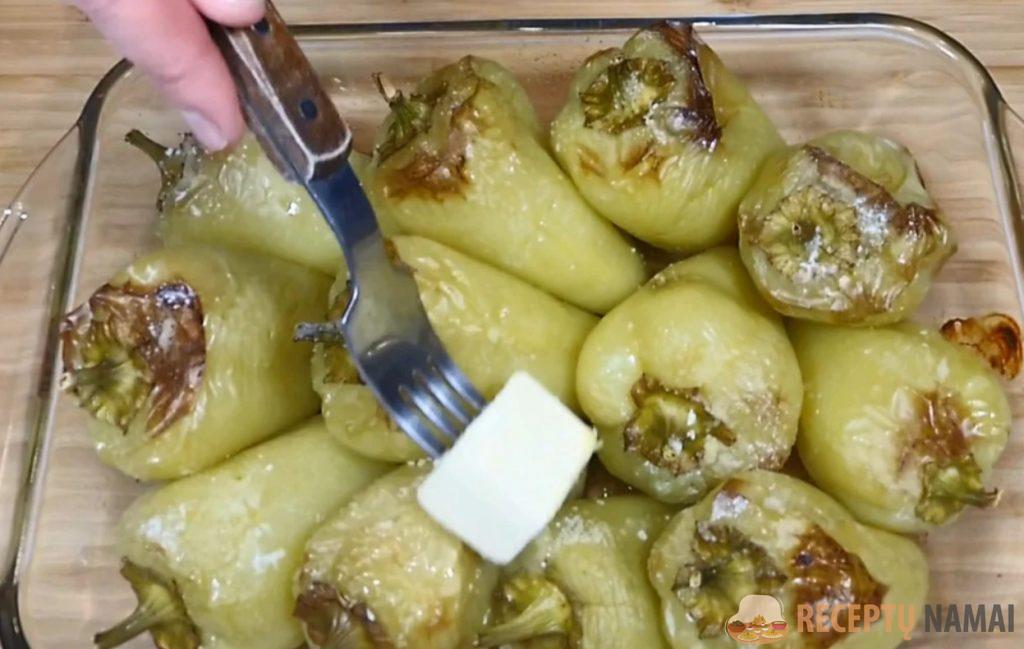 Простая закуска из болгарского перца.  Ничего лишнего, но как вкусно!