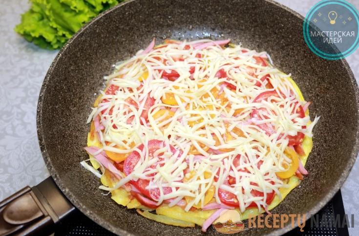 «Пицца» из картошки вкуснее, чем обычная:  без духовки, без муки и всего за 30 минут (делюсь простым рецептом)