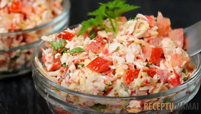 Вкусный салат за 5 минут. Всего 3 простых продукта в составе