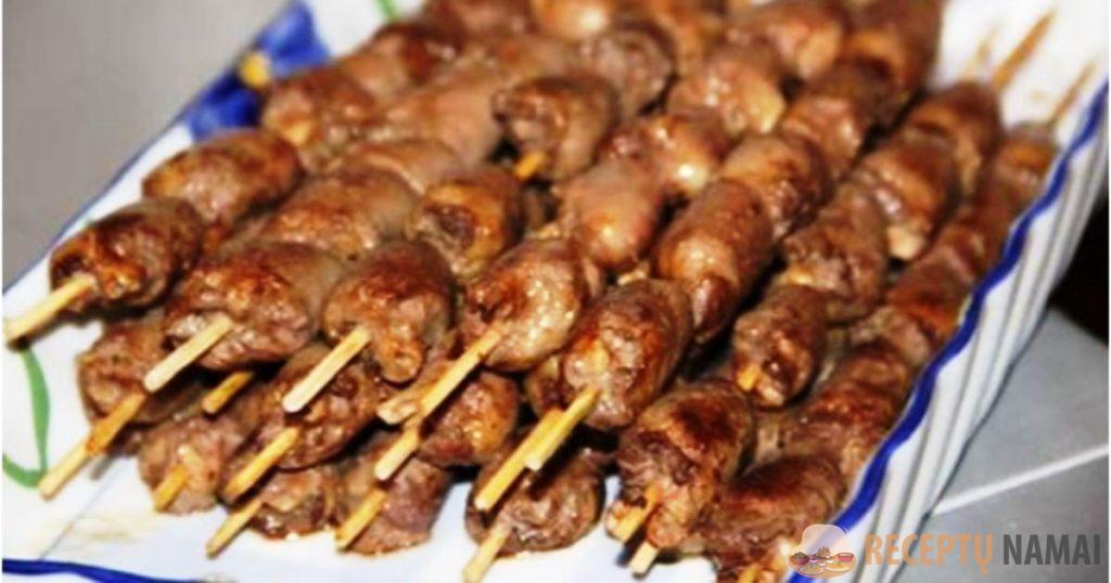 Шашлык из куриных сердец! Гости поедают максимально быстро