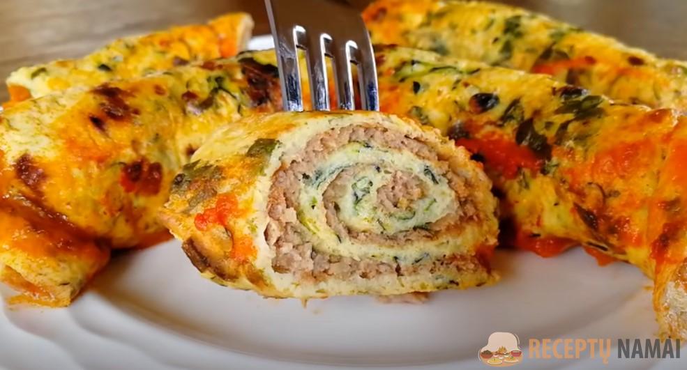 Пока есть кабачки, готовлю так. Вкусный и полезный обед на сковороде