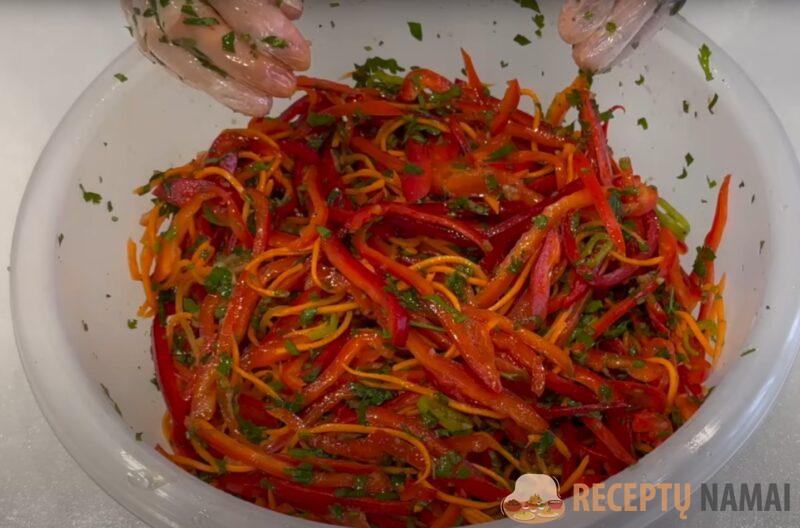 Болгарский перец по-корейски на зиму: идеальная закуска к любому застолью! Простой рецепт