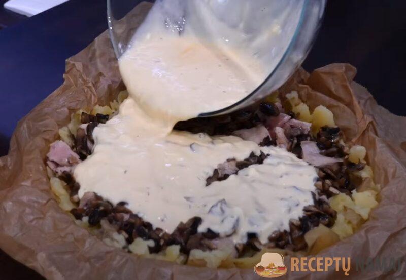 Вкуснее пиццы и проще запеканки: пирог "Жульен" с хрустящей корочкой  — вкус, от которого невозможно оторваться!